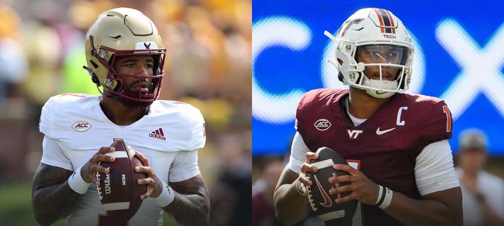 BC vs VT Quarterback Props for Thomas Castellanos, Kyron Drones