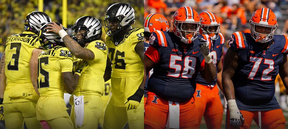 Where To Bet Player Props + Game Lines For Illinois @ Oregon