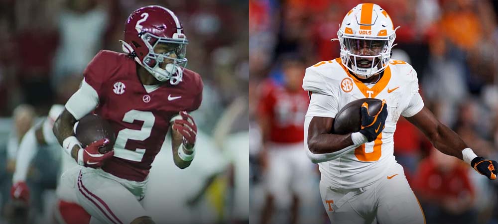 Best Player Props for Alabama vs Tennessee: TDs & Rush Yards - Ryan Williams - Dylan Sampson