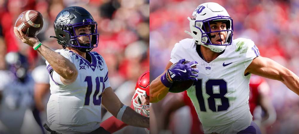 Betting on TCU Player Props for QB-WR Duo of Hoover and Bech vs Baylor