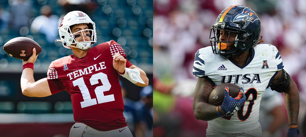 Best Bets For Temple Vs. UTSA Friday Night College Football - Evan Simon - Robert Henry