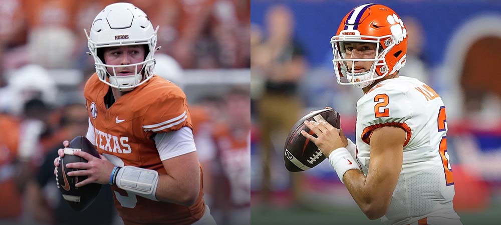 CFP Betting: Clemson Vs. Texas Betting Trends - Quinn Ewers - Cade Klubnik