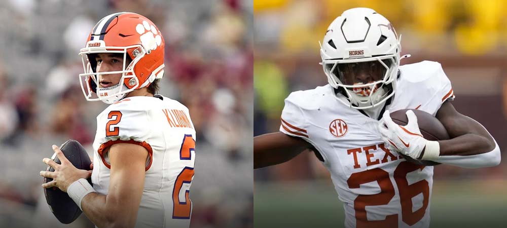 Best Bets For Clemson Vs. Texas; Back Wisner & Fade Klubnik