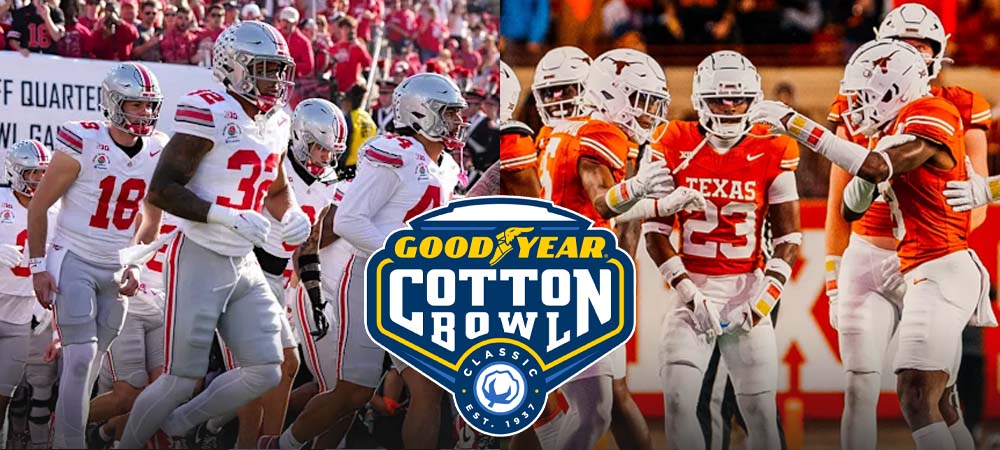 Cotton Bowl Bets: Ohio State vs Texas Betting Odds + Team Totals