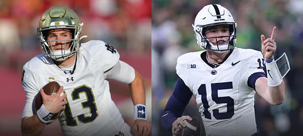 Best Bets For Riley Leonard, Drew Allar; Notre Dame Vs. Penn State CFP